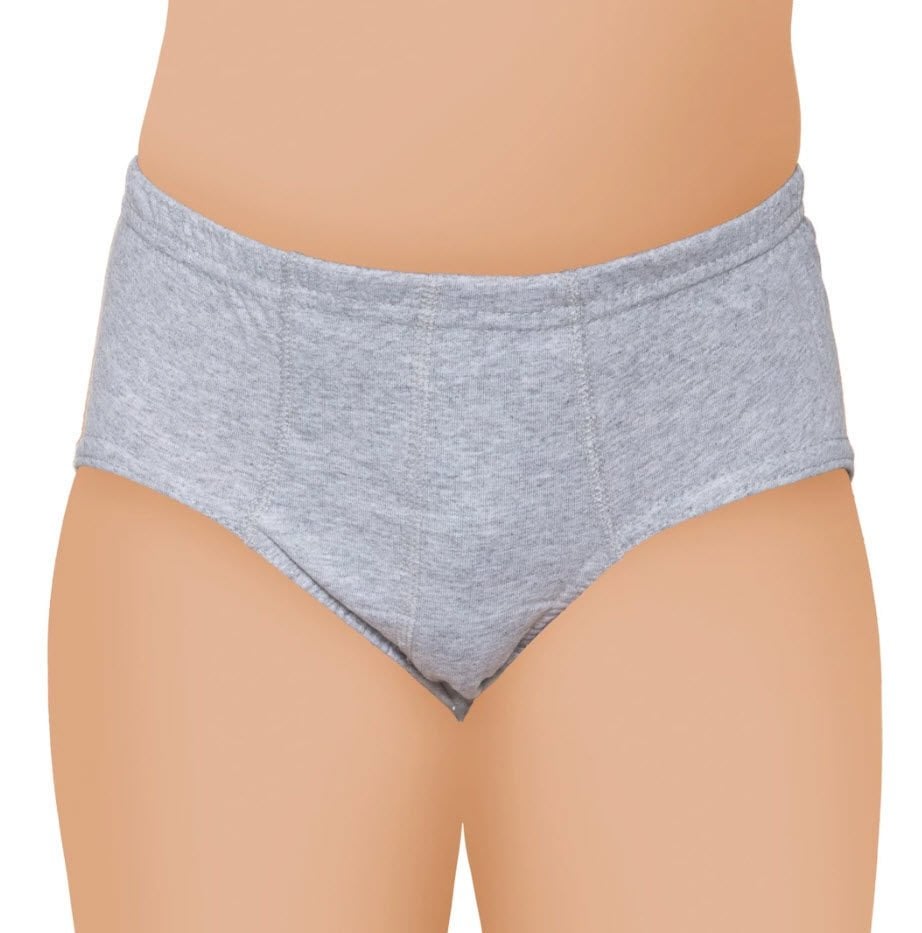 Sedef Yıldızı Erkek Çocuk Penye Renkli Kom Slip Külot 1036 Saks/Gri