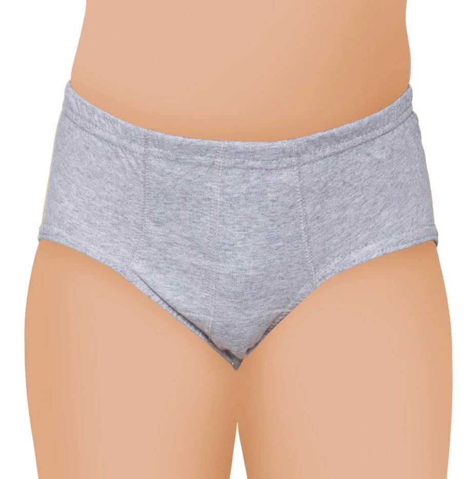 Sedef Yıldızı Erkek Çocuk Penye Renkli Kom Slip Külot 12'li 1036 Saks/Gri GRİ - 2