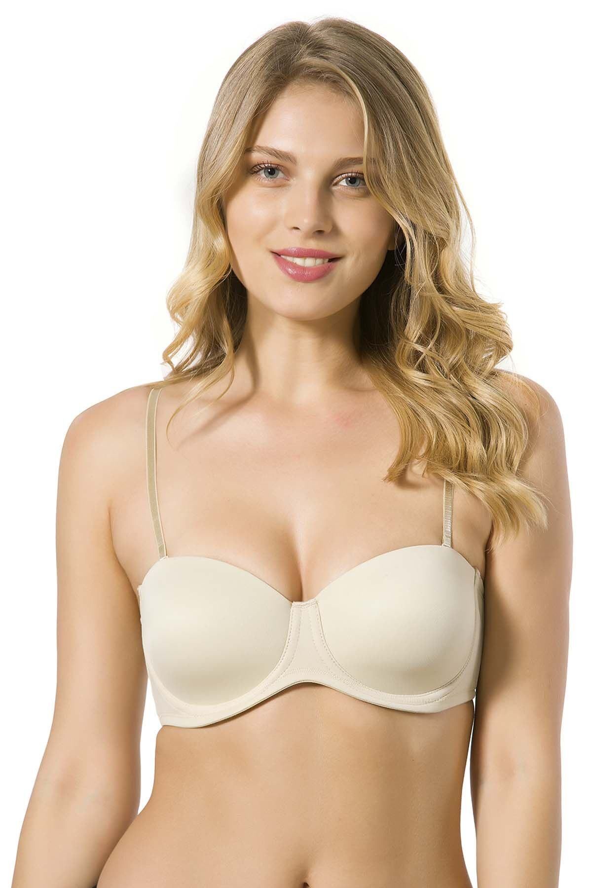 Le Jardin Desteksiz Klasik Straplez Micro Sütyen  LJ-7035 TEN - 75