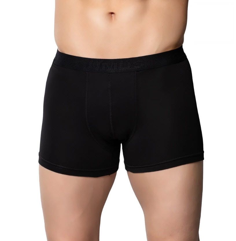Gümüş Erkek Likralı Boxer Beyaz/Siyah/Gri 12' li 4018 SİYAH - M