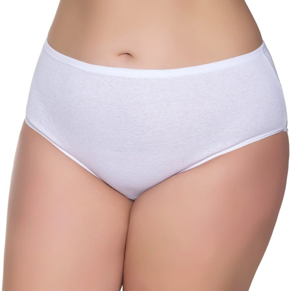 Sedef Yıldızı Kadın Ribana Bato Külot 1047 Siyah/Gri/Ten/Beyaz BEYAZ - XL