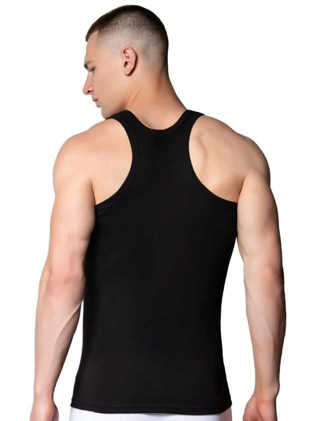 Gümüş Erkek Ribana Sporcu Atlet Siyah/Beyaz/Gri 4019