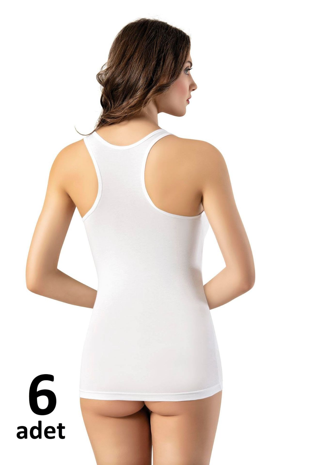 KOTA BAYAN RAMBO ASKILI ATLET Siyah/Beyaz 6'lı K6044