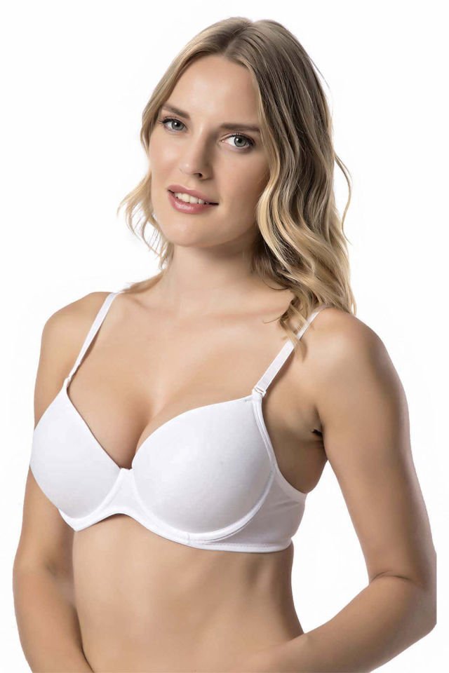 Le Jardin Destekli Basic Sütyen LJ-7080 BEYAZ - 80