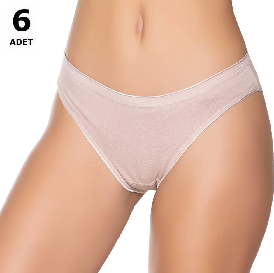 Sedef Yıldızı Kadın Likralı  Bikini 6' lı 1065