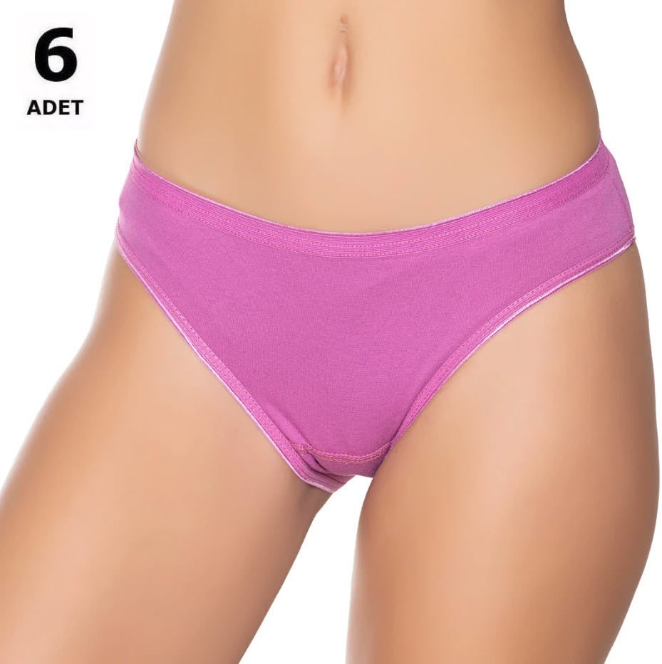 Sedef Yıldızı Kadın Likralı  Bikini 6' lı 1065