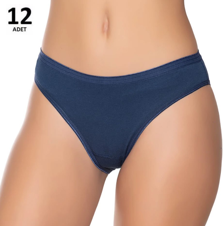 Sedef Yıldızı Kadın Likralı  Bikini 12'li  1065