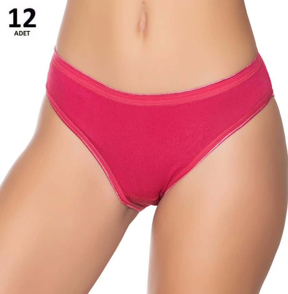 Sedef Yıldızı Kadın Likralı  Bikini 12'li  1065