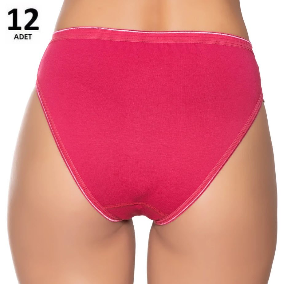 Sedef Yıldızı Kadın Likralı  Bikini 12'li  1065