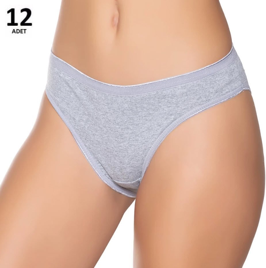 Sedef Yıldızı Kadın Likralı  Bikini 12'li  1065