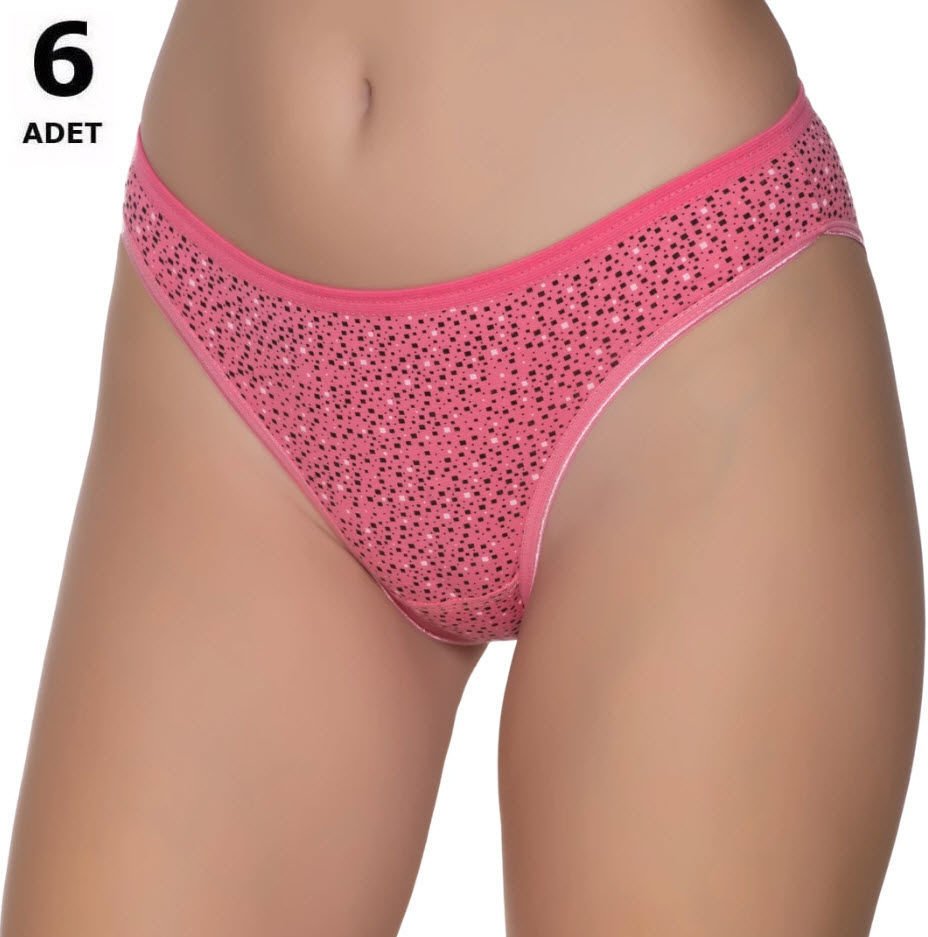 Sedef Yıldızı Kadın Likralı  Bikini 6 'lı 1065/2