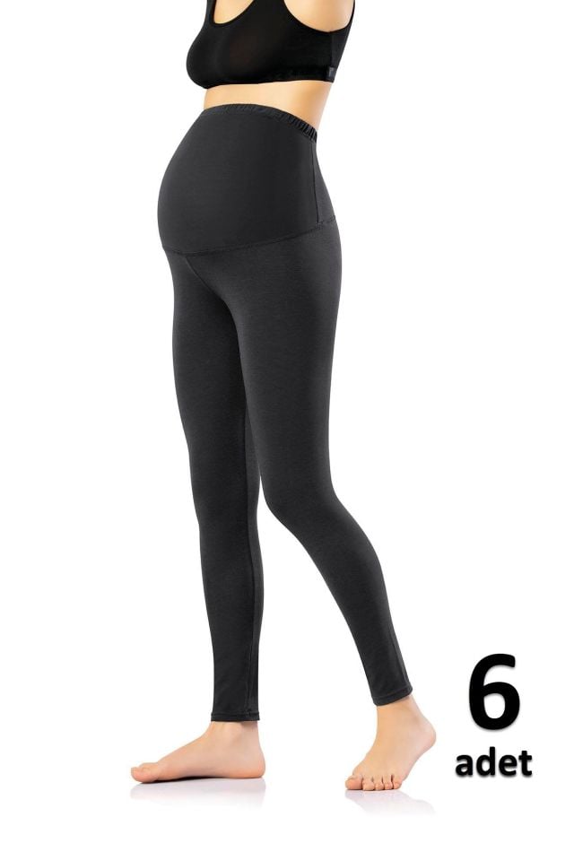 KOTA BAYAN MODELLİ HAMİLE TAYT 6'lı K4073