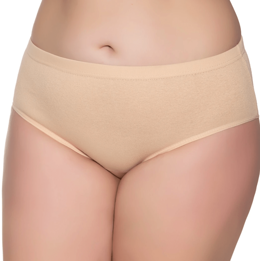 Sedef  Yıldızı Kadın Ribana Bato Külot 12' li 1075 Siyah/Beyaz/Ten/Gri TEN - 2XL