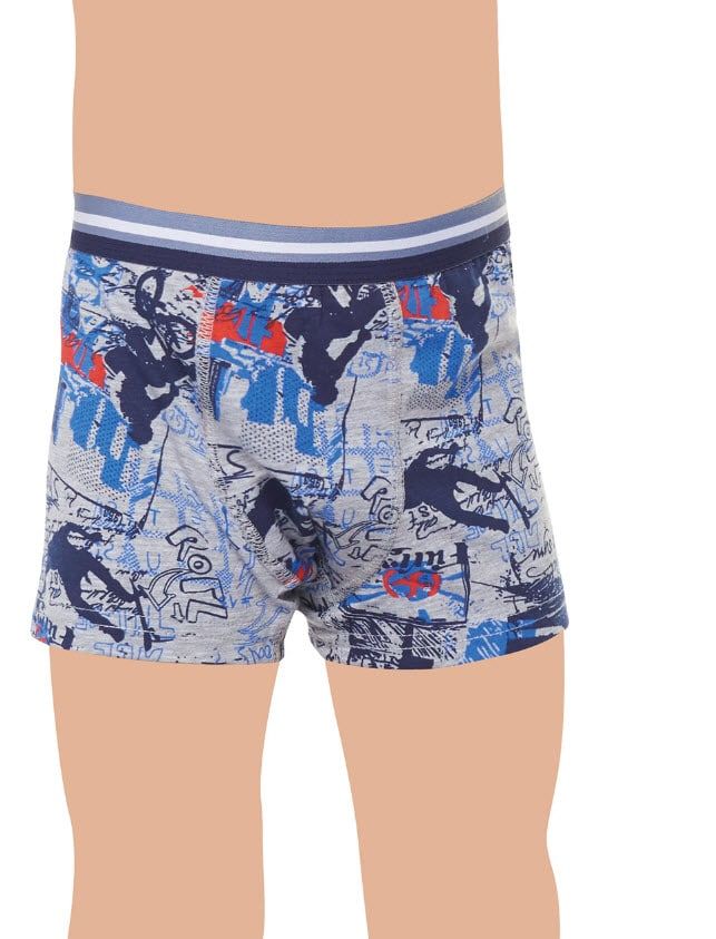 Tutku 0254 Erkek Çocuk Elastan Emprime Boxer
