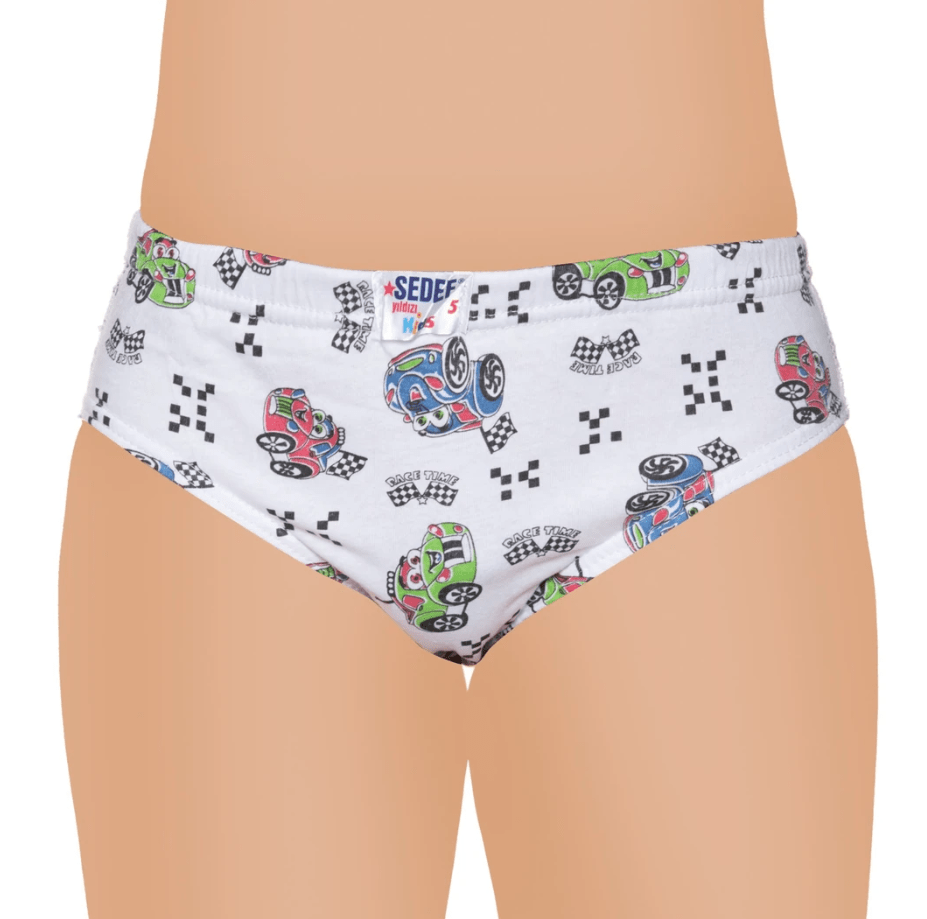 Sedef Yıldızı Erkek Çocuk Empirme Kom Slip Külot 1081