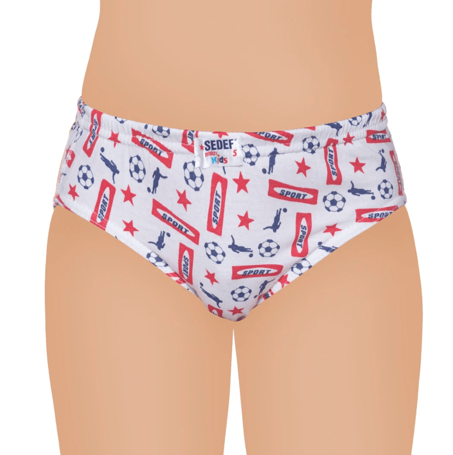 Sedef Yıldızı Erkek Çocuk Empirme Kom Slip Külot 1081