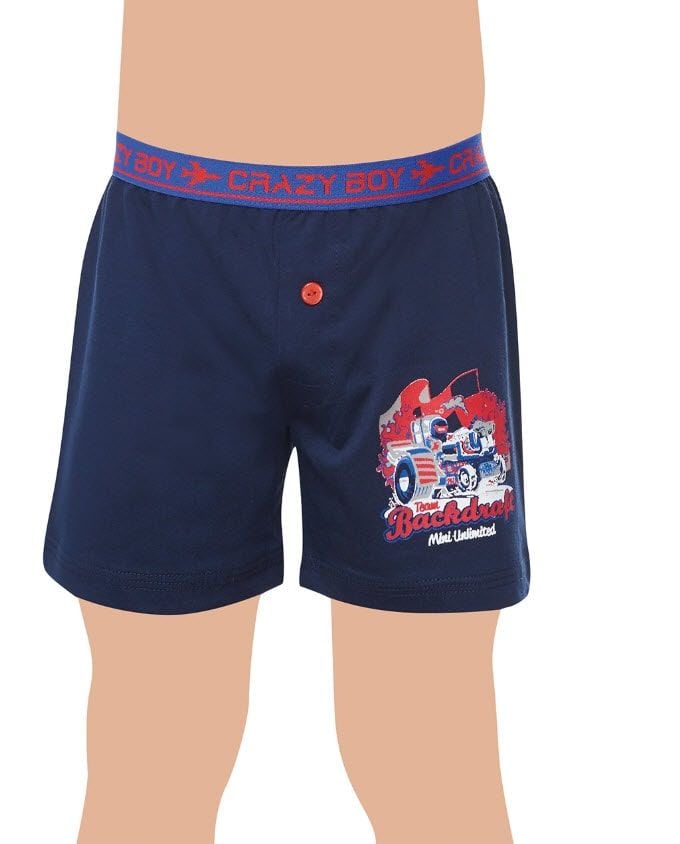 Tutku 0253 Erkek Çocuk Elastan Baskılı Boxer