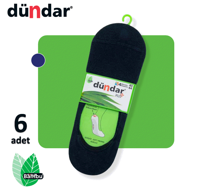 Dündar Plus Bayan / Unisex Bambu Babet 6'lı