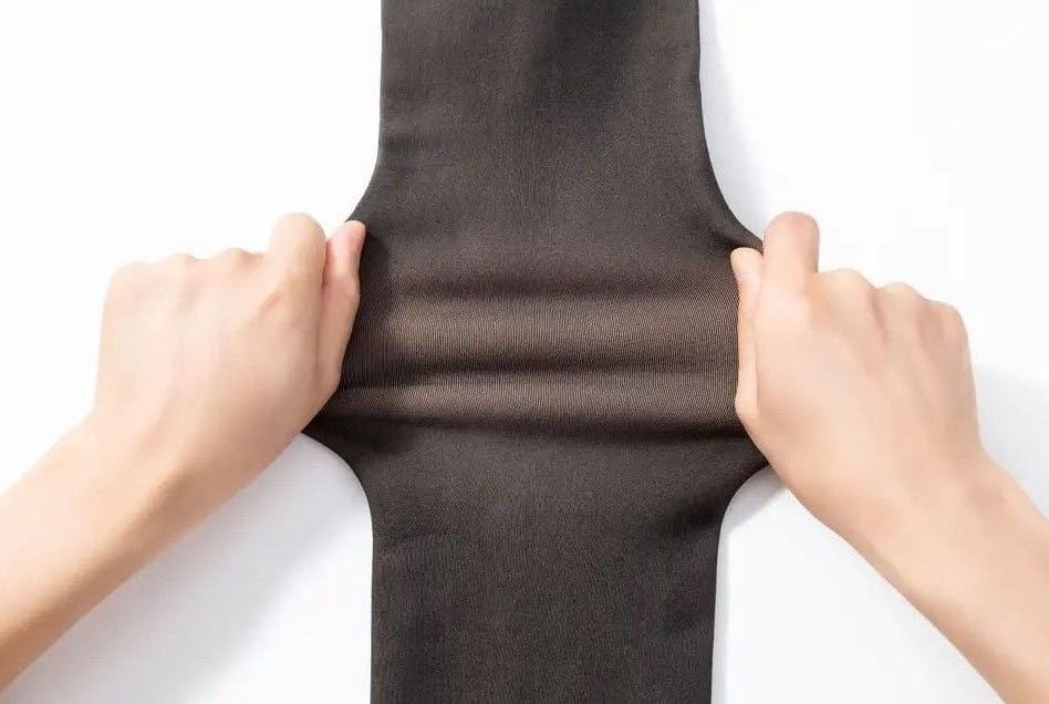 Termal İçi Peluşlu Siyah/Ten Görünümlü Külotlu Çorap