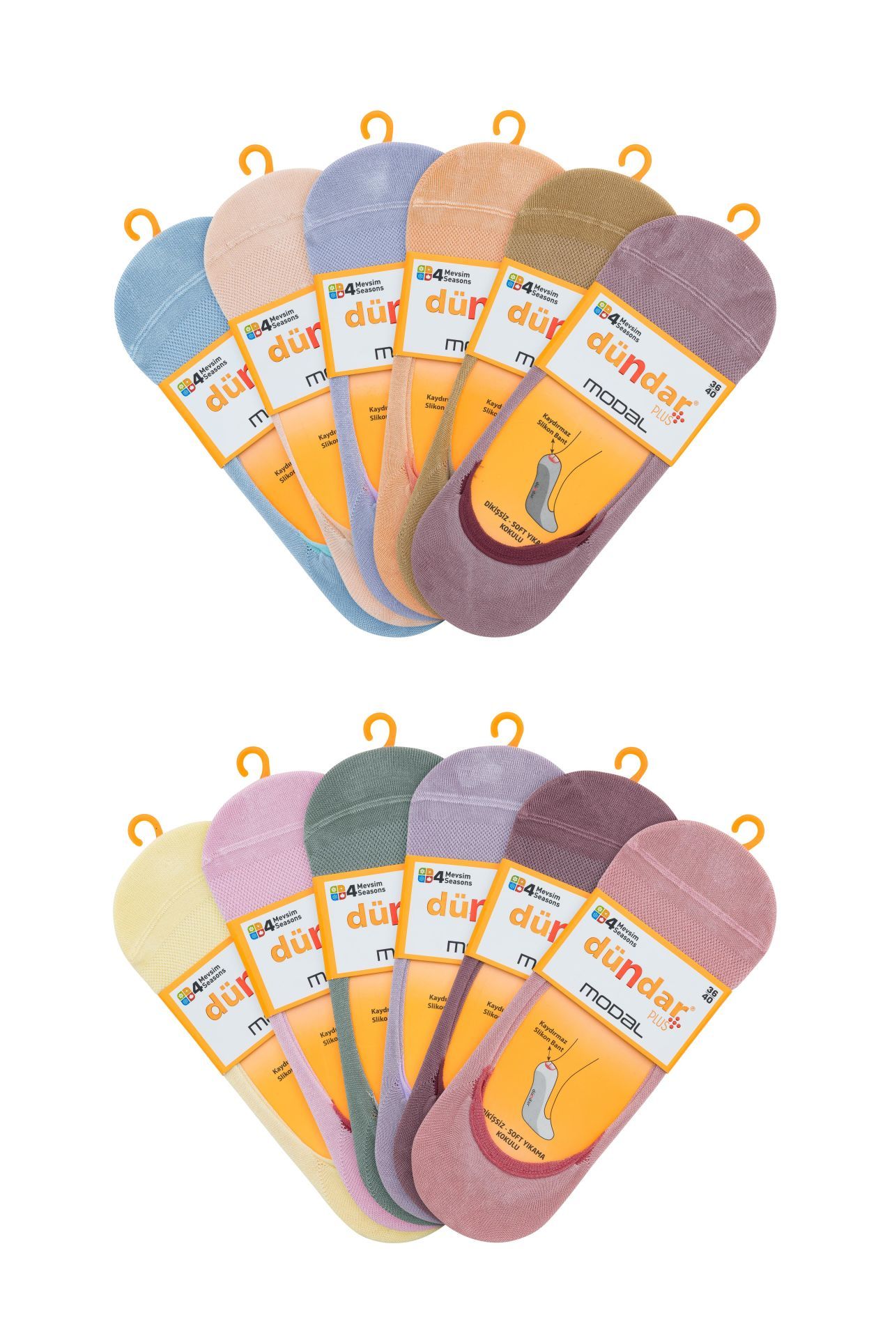 Dündar 4 Mevsim Kadın Modal Babet 36-40 12'li