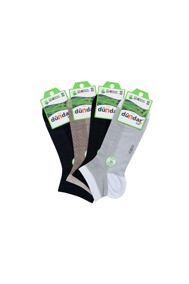 Dündar 4 Mevsim Erkek Bambu Patik 40-44 12'li