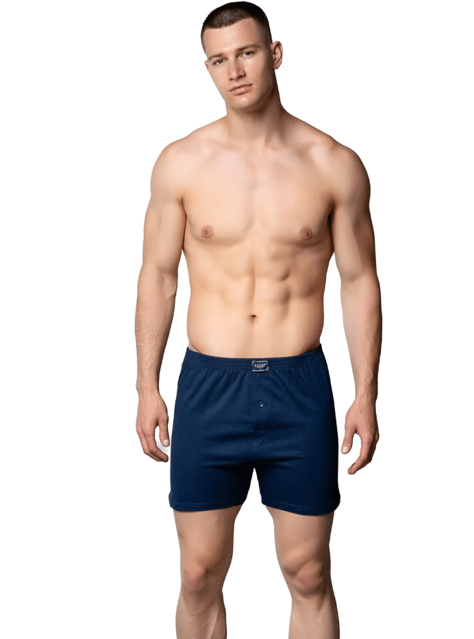 Sedef Yıldızı Erkek Penye Düz Renk Boxer 1094