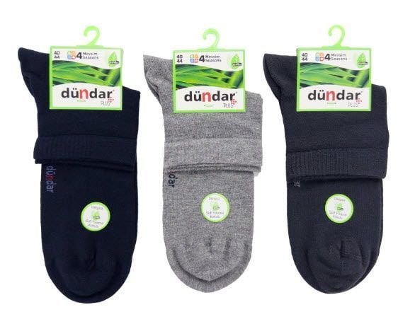 Dündar Erkek Bambu Konç Patik 12'li