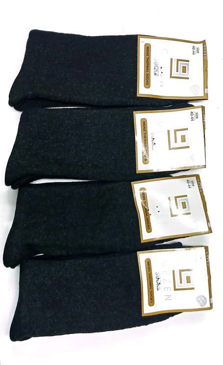 Gezen Lambswool Havlu Erkek Çorap 12'li