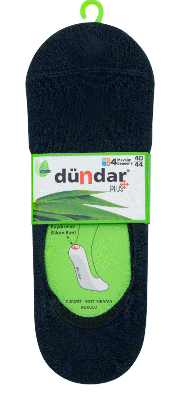 Dündar 4 Mevsim Erkek Bambu Babet 40-44 6'lı LACİVERT - 40-44