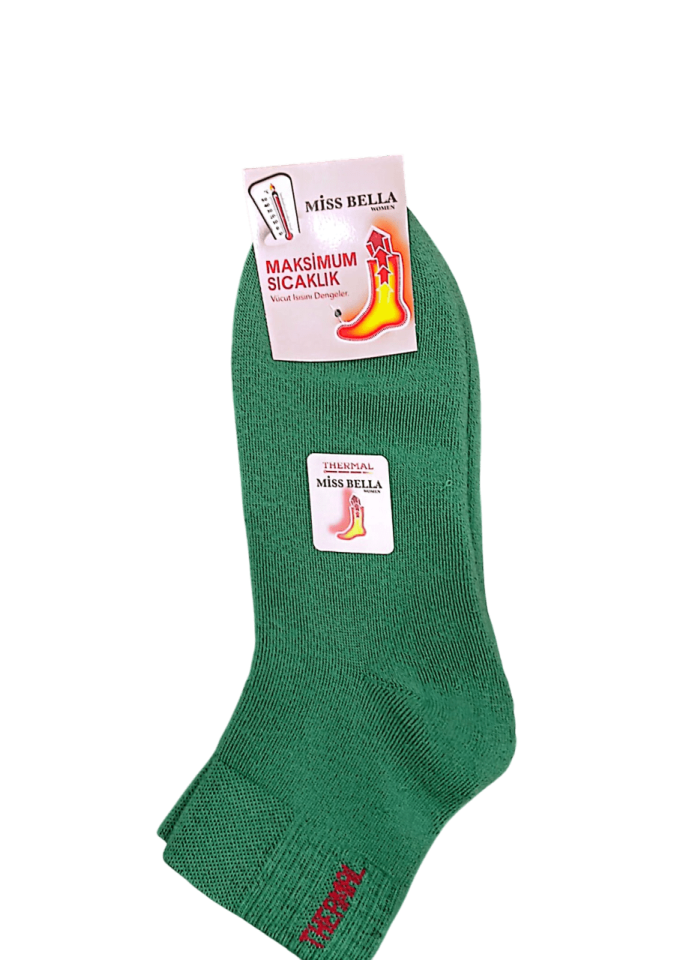 Miss Bella Bayan Termal Kışlık Patik 12'li