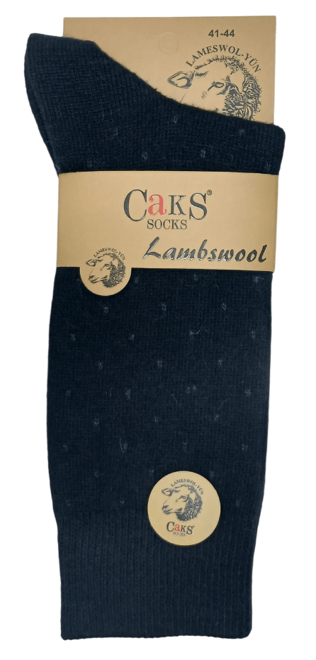 Caks Lambswool Erkek Yün Kışlık Çorap 6'lı