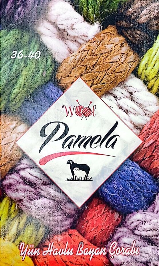 Pamela Yün Havlu Bayan Çorap 6'lı