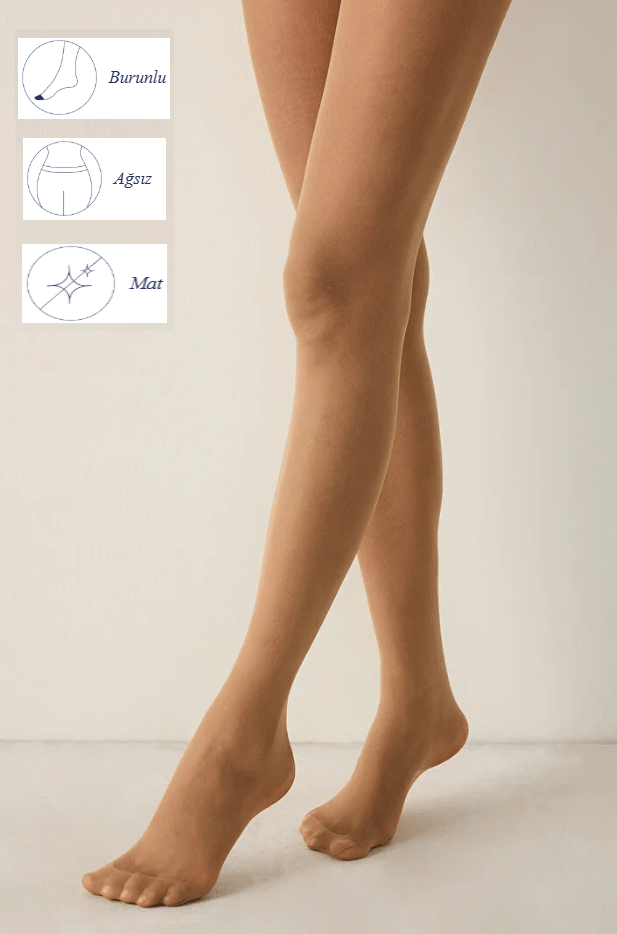 Penti Süper 15 den Külotlu Çorap/ Ten (57)