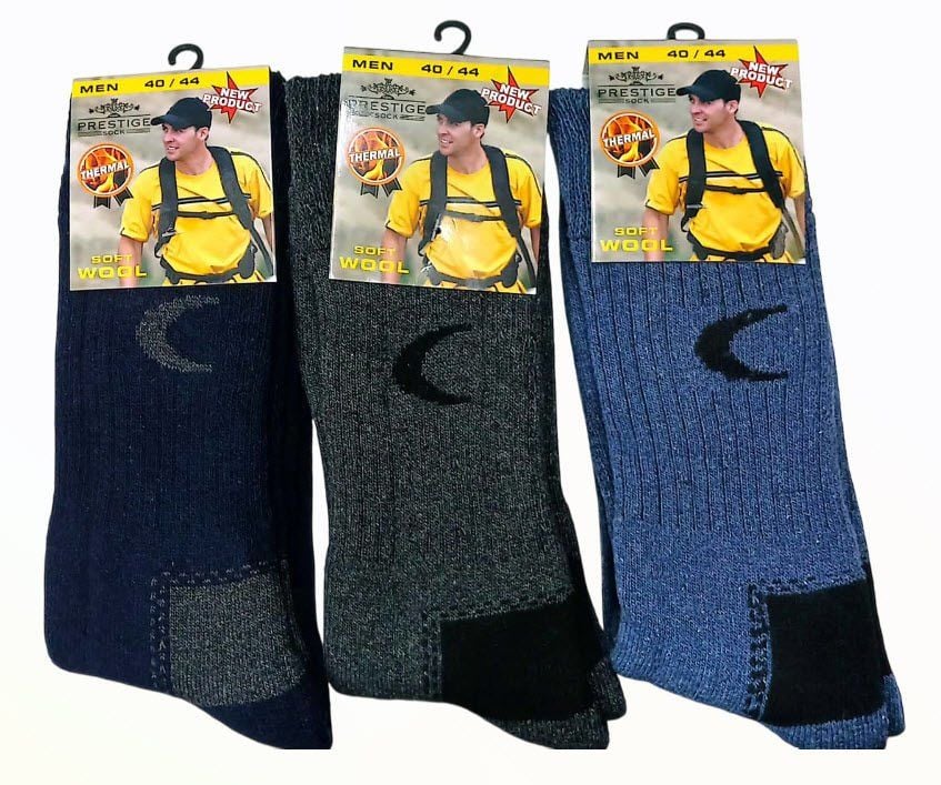 Prestij Kalın Yün Havlu Erkek Çorabı 12'li
