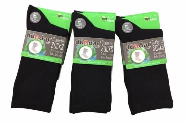 Dündar Plus Kadın Bambu Diyabetik Çorap 6'lı