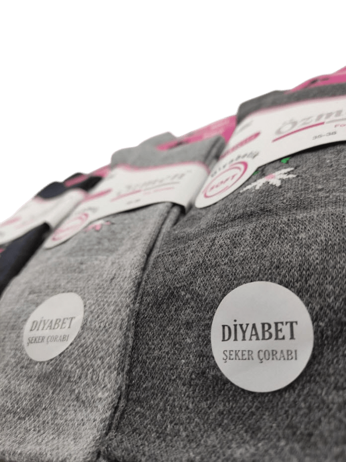 Özmen Bayan Diyabetik Şeker Çorabı 6'lı