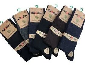 Dündar Erkek Bambu Yün Çorap 6'lı