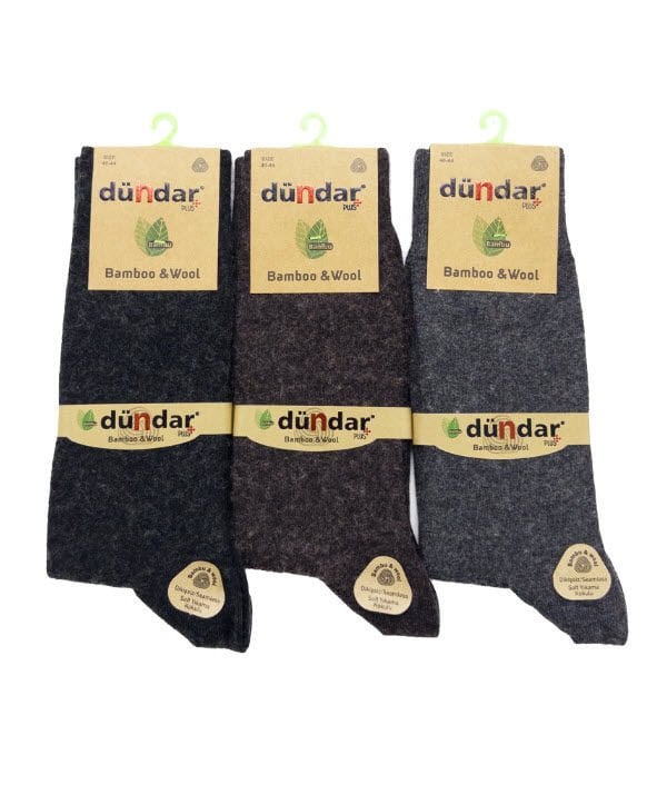 Dündar Erkek Bambu Yün Çorap 6'lı