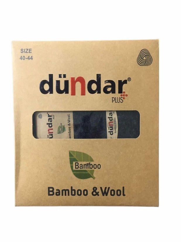 Dündar Erkek Bambu Yün Çorap 12'li