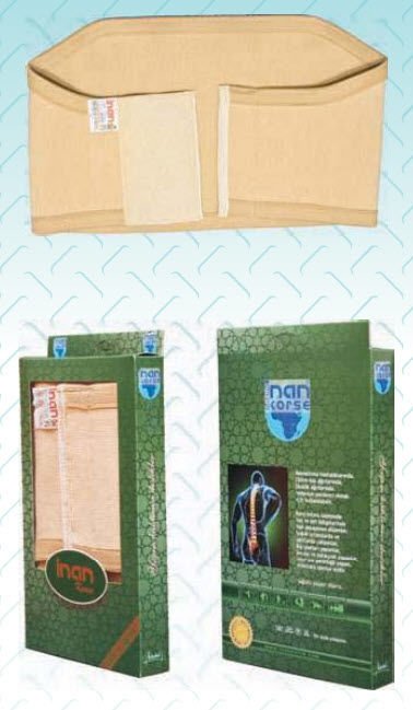 İnan Kutulu Ten Rengi Ortopedik Cırtlı Korse