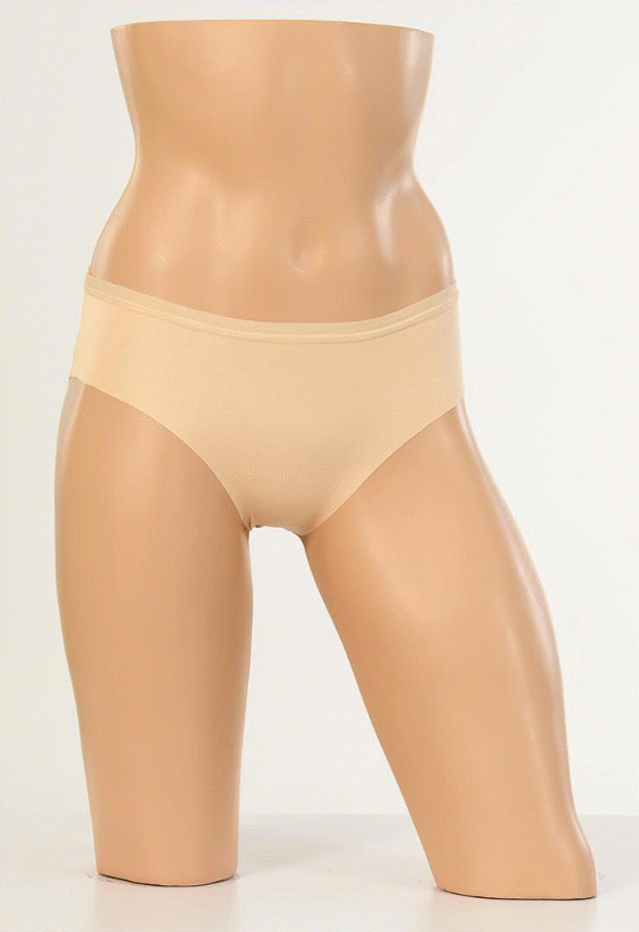 Dondeza Beli Lastikli dikişsiz Bikini 12'li TEN - L