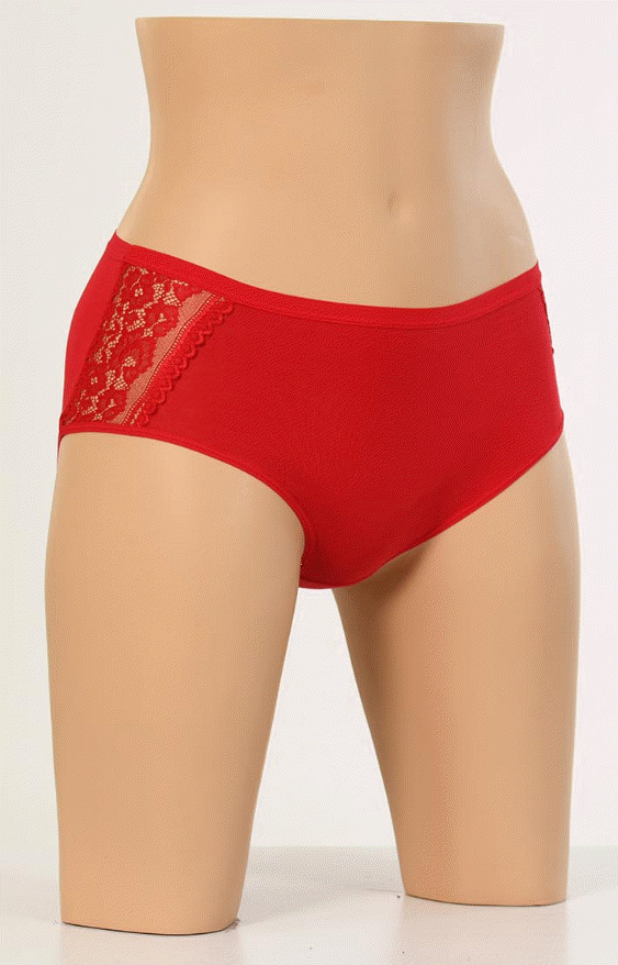 Dondeza Yüksekbel İki Yanı Dantel Bayan Külot 6'lı