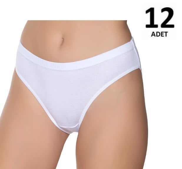 Gümüş  Kadın Riban Bikini 12'li 5001