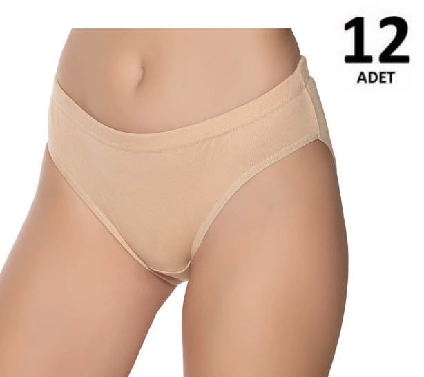 Gümüş  Kadın Riban Bikini 12'li 5001