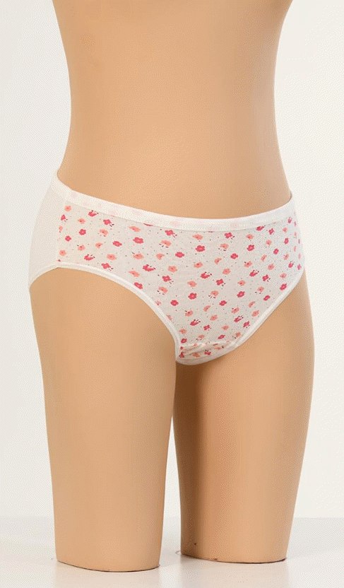 Dondeza Düz Kız Çocuk Külot 12'li