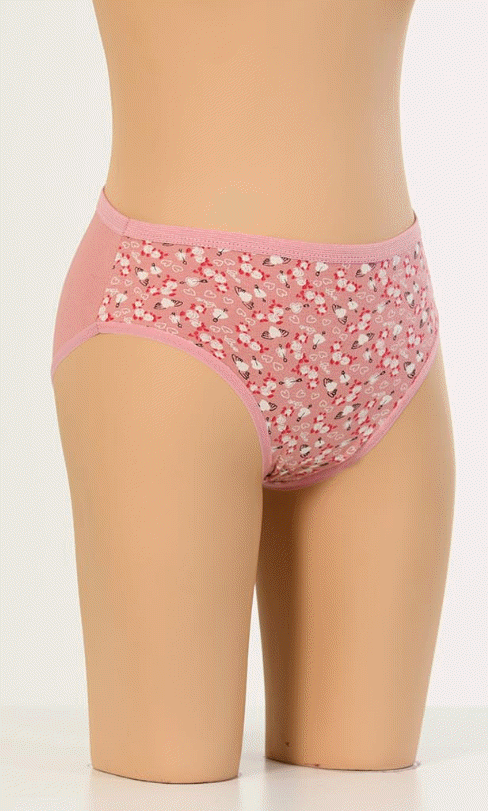 Dondeza Düz Kız Çocuk Külot 12'li