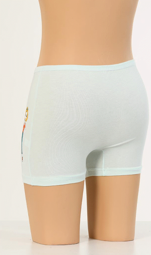 Dondeza Baskılı Kız Çocuk Boxer 6'lı