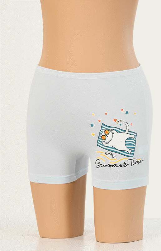 Dondeza Baskılı Kız Çocuk Boxer 6'lı