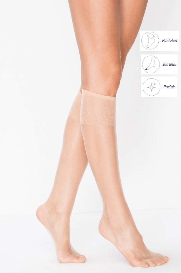 Penti Fit 15 den (Parlak) Pantolon Çorabı / Açık Ten (51) AÇIK TEN - STANDART