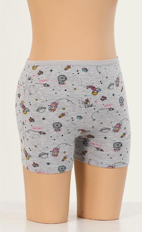 Dondeza Desenli Kız Çocuk Boxer 6'lı